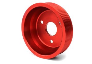 Subaru XV Crosstrek Water Pump Pulley - Perrin Performance - Lightweight - Red - `18-`20